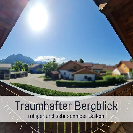 Toller Bergblick Vom Ruhigen Sonnenbalkon, Nur 50m Zum & Oepnv Inklusive Apartmán